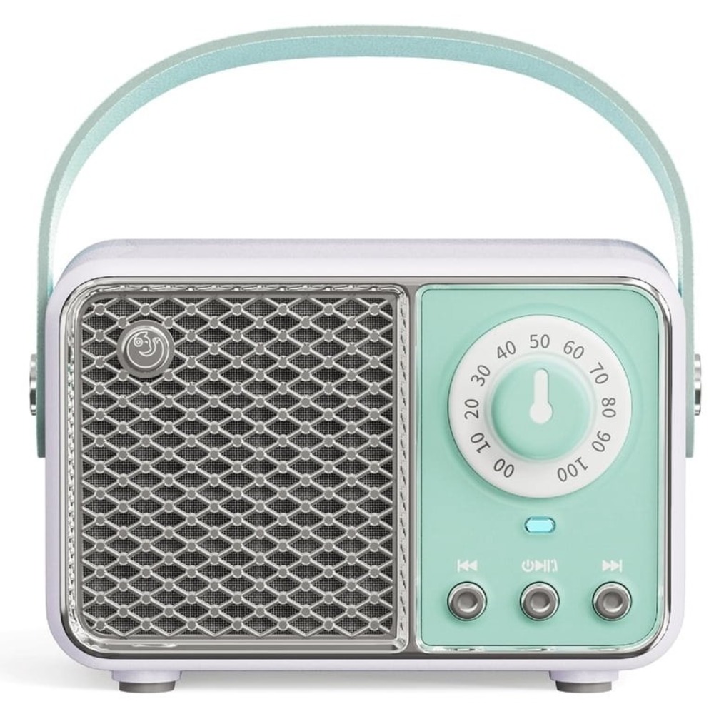 NEW Mini Retro HM11 Pro Wireless Bluetooth Speaker Teal Blue Jojocut NIB